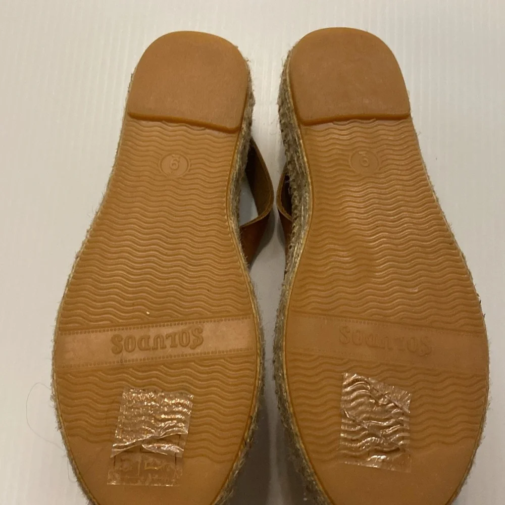 Soludos Eloise Leather Summer Sandals - size 9 - Picture 7 of 10